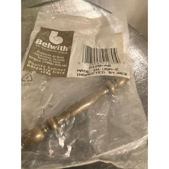 Set of 2 Belwith Drawer Handles Decorative Brass 3 1/4 in. NOS - Picture 3 of 9